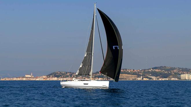 Elan 400 with spinnaker ©  SW